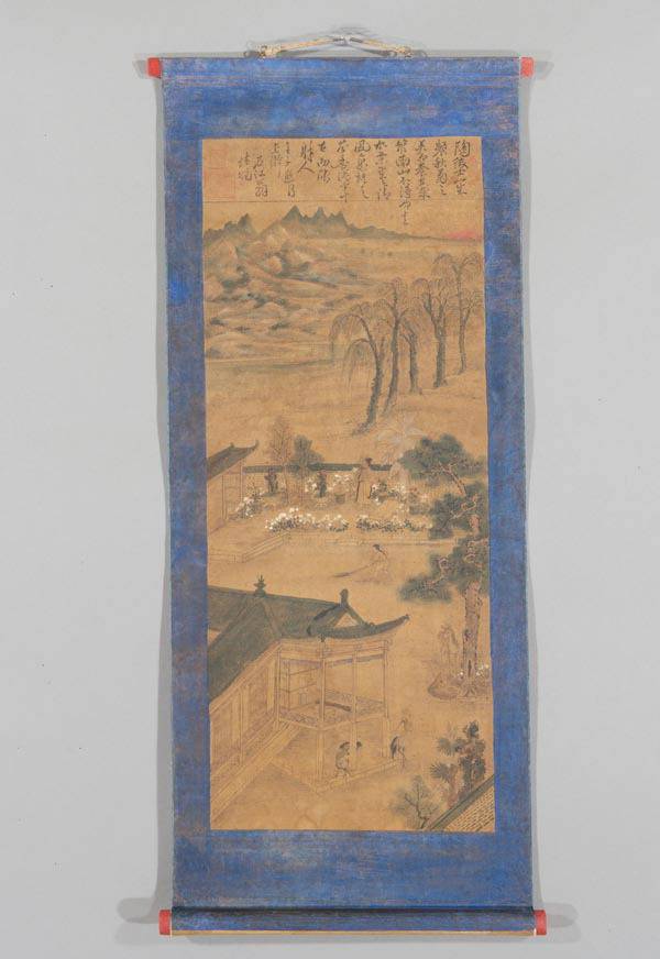 조선 후기 최고 초상화가로 유명한 채용신의 산수도.  부산박물관 제공