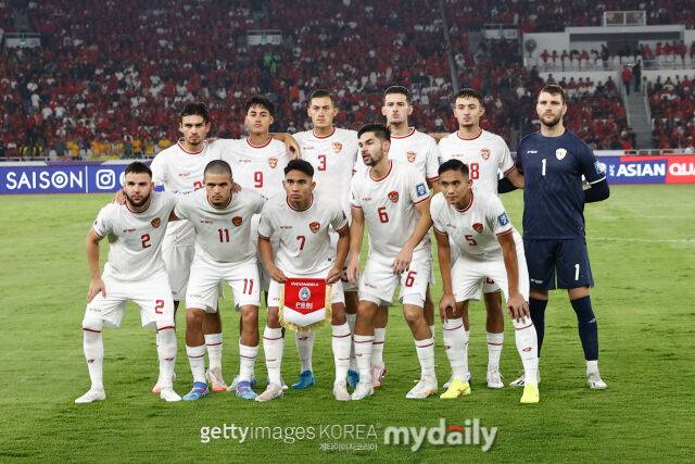 인도네시아 대표팀 경기장면/게티이미지코리아