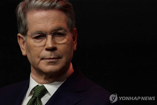 베선트 미국 재무부 장관 [로이터 연합뉴스 자료사진. 재판매 및 DB 금지]