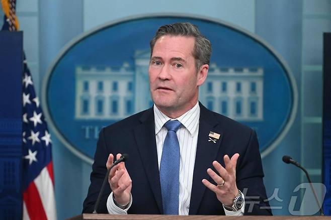 마이크 왈츠 백악관 국가안보보좌관 ⓒ AFP=뉴스1 ⓒ News1 구경진 기자