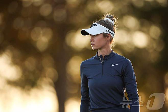 약 1개월 만에 LPGA 투어에 나서는 세계 1위 넬리 코다. ⓒ AFP=뉴스1