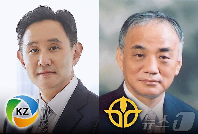 최윤범 고려아연 회장(왼쪽)과 장형진 영풍 고문. ⓒ News1 양혜림 디자이너