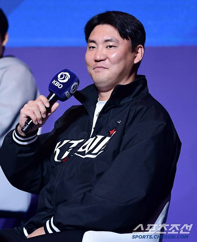 20일 서울 잠실 롯데호텔월드 크리스탈볼룸에서 2025 KBO리그 미디어데이가 열렸다. 미디어데이에 참석한 KT 장성우. 잠실=송정헌 기자songs@sportschosun.com/2025.03.20/