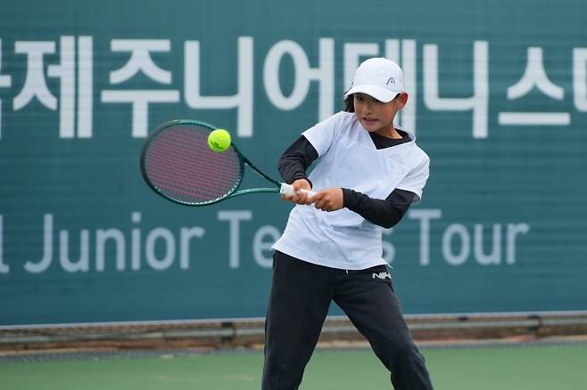 초등생으로 14세부 양구 국제주니어대회 결승에 오른 최윤설