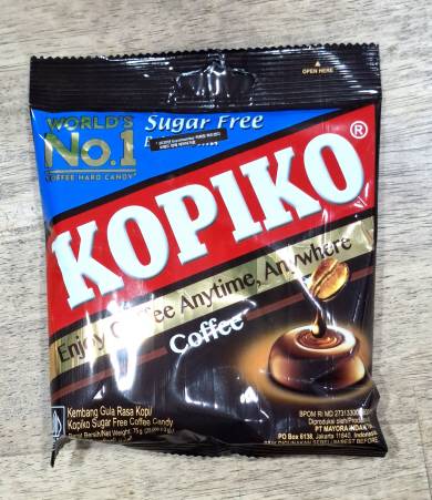 무설탕 제품도 있는 커피맛 코피코 캔디