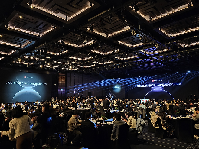 로보락 신제품 론칭쇼. 김민지 기자