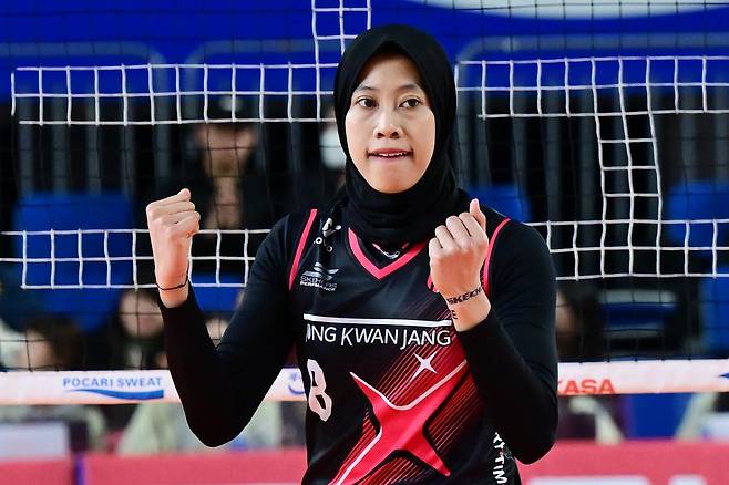 여자프로배구 정관장의 아시아쿼터 선수 메가 [한국배구연맹 제공. 재판매 및 DB 금지]