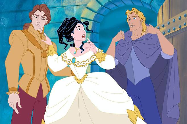 디즈니 공주 역사상 최초로 양다리 디즈니 공주 역사상 최초로 양다리