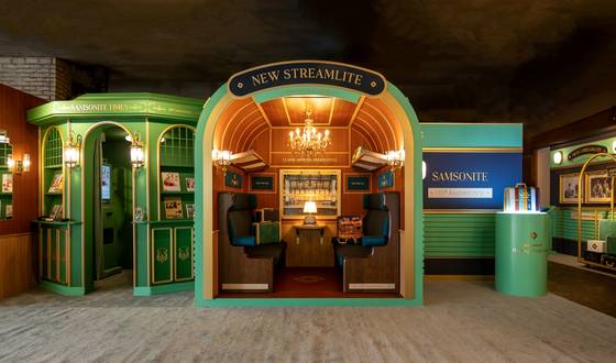 쌤소나이트는 ‘뉴 스트림라이트’ 출시와 함께 3월 10일부터 4월 9일까지 ‘스케줄청담’에서 팝업스토어를 연다. 사진 쌤소나이트