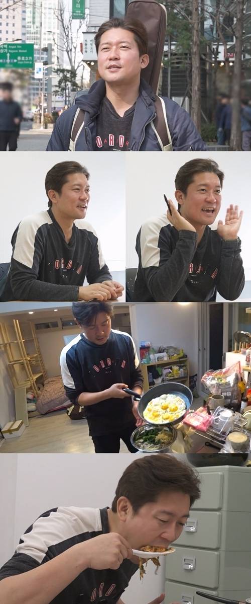 ‘나 혼자 산다’ 김대호가 출근이 아닌 평일 낮 외출에 나서 여유를 만끽한다.  사진=MBC