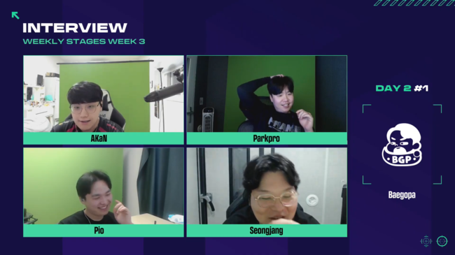 2025 PWS 페이즈1 중계화면 캡처.