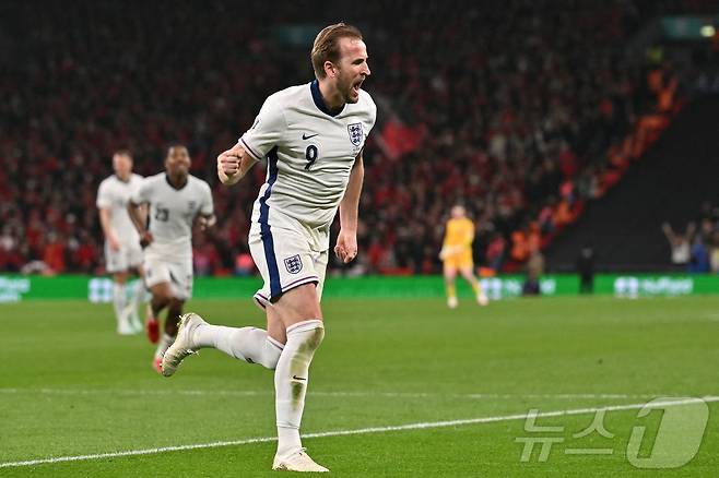 잉글랜드의 해리 케인. ⓒ AFP=뉴스1