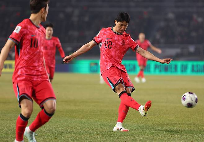축구대표팀 사이드백 설영우. 고양 | 연합뉴스