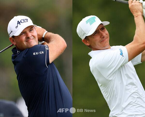 2025년 아시안투어 '인터내셔널 시리즈 마카오' 우승 경쟁에 뛰어든 LIV 골프 소속의 패트릭 리드, 카를로스 오르티스. 사진제공=ⓒAFPBBNews = News1