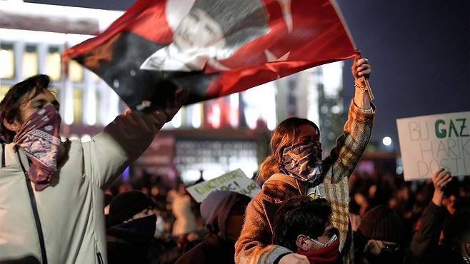 이스탄불 시위대