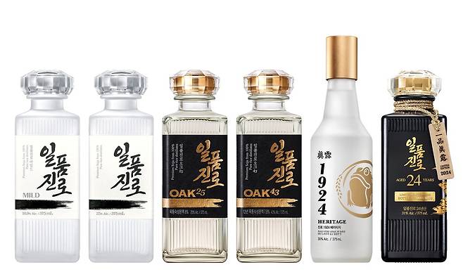 일품진로 라인업.