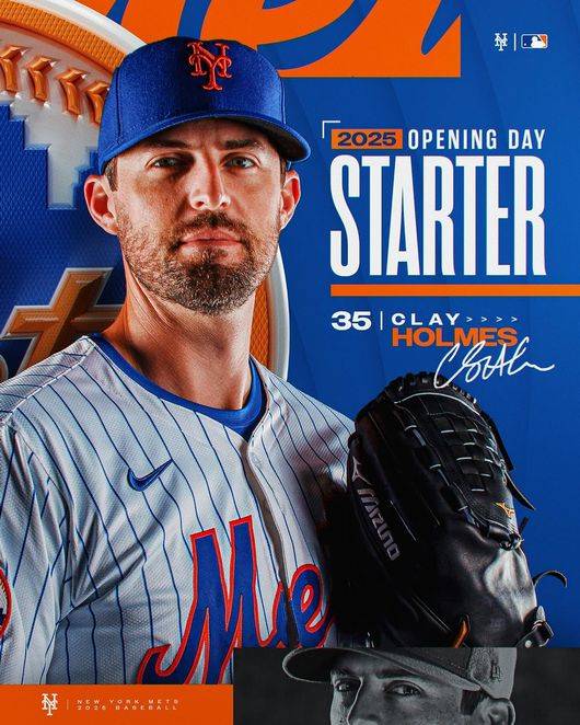 뉴욕 메츠 클레이 홈즈. /뉴욕 메츠 SNS