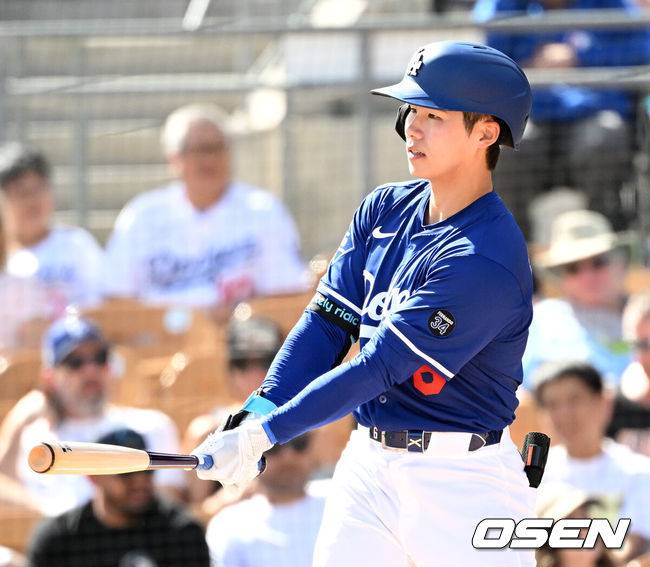 [OSEN=이대선 기자] LA 다저스 김혜성 2025.03.02 /sunday@osen.co.kr