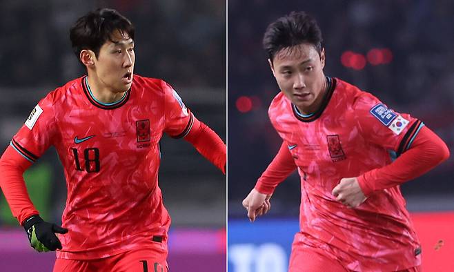 (왼쪽부터) 이강인, 백승호