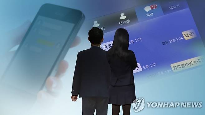 성범죄·성관계 동영상 유포 (CG) [연합뉴스TV 제공]