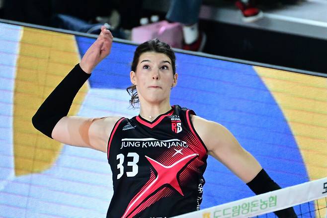 정관장 외국인 선수 반야 부키리치. 한국배구연맹 제공