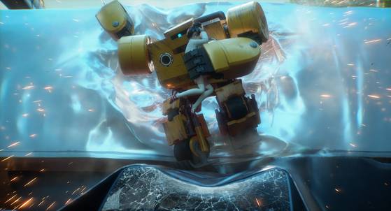 '미스터 로봇'은 30년 후, 로봇이 보편화 된 2055년을 배경으로 한다. 폐기를 앞둔 오류 로봇 맥스(사진)의 몸 속으로 들어가게 된 로봇 관리대 대원(RCC) 한태평이 나나라는 소녀를 구출하며 벌어지는 이야기다. '극장판 뽀로로 공룡섬 대모험', '유미의 세포들' 등에 참여한 302 플래닛이 공동 제작을 맡았다. 사진 NEW