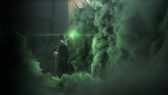 '퇴마록' 속 박윤규 신부(사진)가 성스러운 오오라와 기도를 활용해 퇴마 액션을 취하는 모습. 그는 교리에 반하는 구마 활동으로 파문 당한 신부로, 오랜 친구 장호법을 돕기 위해 '해동밀교'로 향하는 인물이다. 사진 로커스 스튜디오