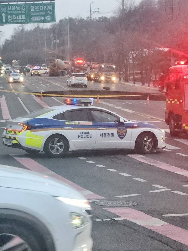 사고 현장 사진 / 출처 : 시청자 제보