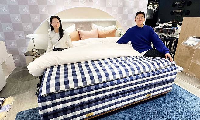 갤러리아백화점 서울 명품관에 전시된 해스텐스 최상급 모델 ‘비비더스’. 한화갤러리아 제공