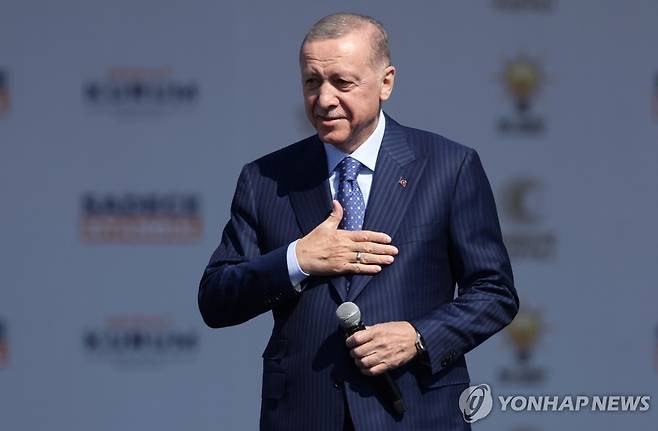 레제프 타이이프 에르도안 튀르키예 대통령 [EPA 연합뉴스 자료사진. 재판매 및 DB 금지]