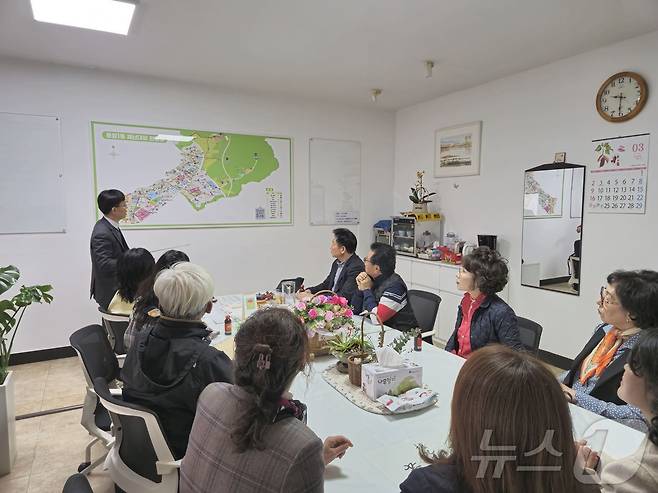 청주시 상당구 용암1동 재난 지도 설명회. (시 제공. 재판매 밎 DB금지)