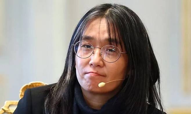 한강 작가. 연합뉴스