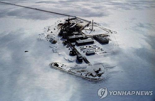 미국 알래스카 푸르도베이 유전 시설. EPA=연합뉴스&nbsp;