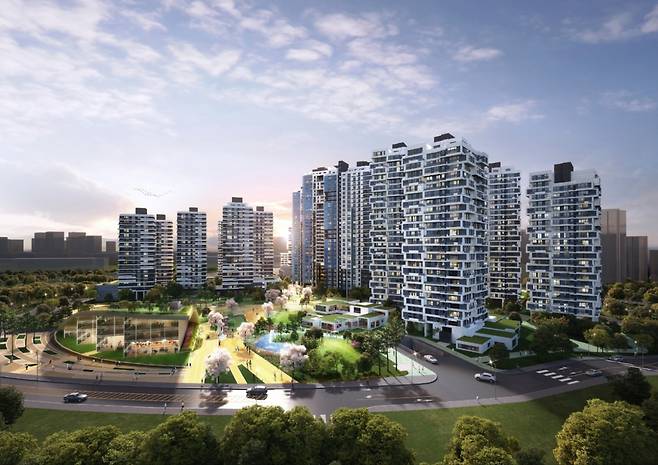 서울 동작구 노량진1구역 조감도. [포스코이앤씨 제공]