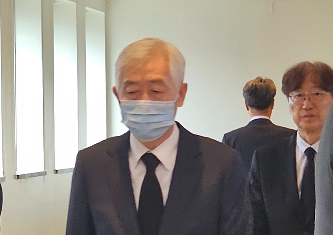 최지성 전 삼성그룹 미래전략실장 [공동취재단]