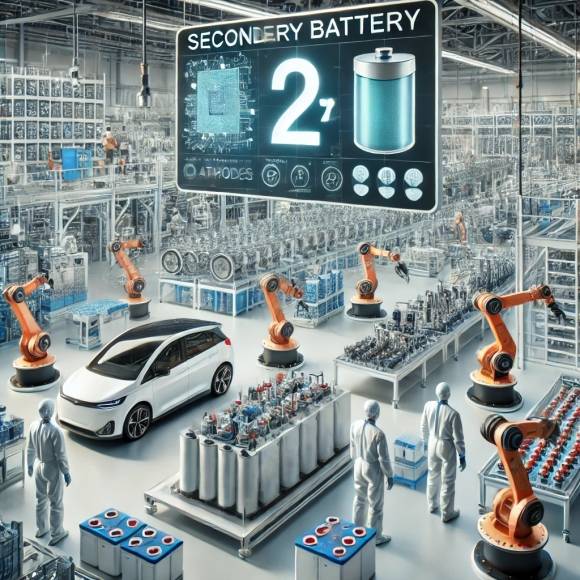 이차전지 공장 이미지 <자료: 챗GPT>