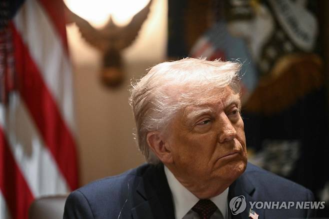 도널드 트럼프 미 대통령 [워싱턴 AFP=연합뉴스, 재판매 및 DB 금지]