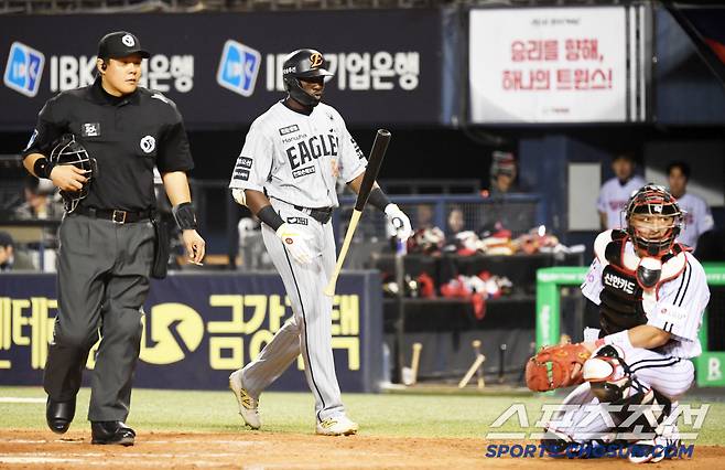 26일 잠실구장에서 열린 LG 트윈스와 한화 이글스의 경기. 한화 플로리얼이 타석에 들어서고 있다. 잠실=박재만 기자 pjm@sportschosun.com/2025.03.26/
