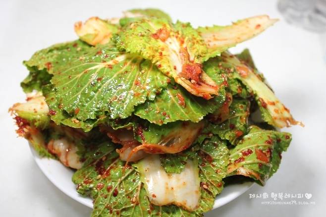 봄동 겉절이 만드는 법. 황금레시피