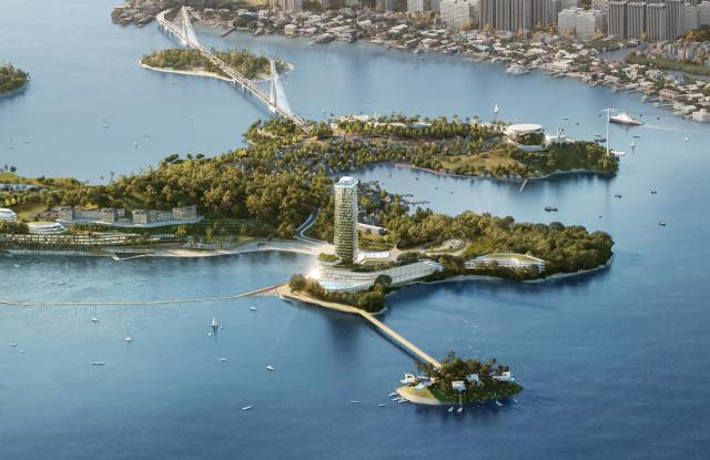 전남 여수 경도 해양관광단지에 들어설 특급호텔 조감도. 사진 제공=전라남도