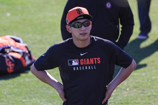 ▲ 25일 감격의 오라클 파크 복귀전을 치른 이정후는 26일 디트로이트와 시범경기 마지막 경기에도 선발 라인업에 합류했다. ⓒ연합뉴스