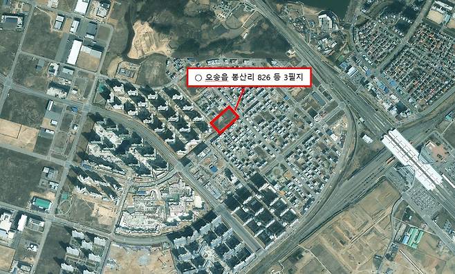 주차장 조성 예정지  [청주시 제공. 재판매 DB 금지]