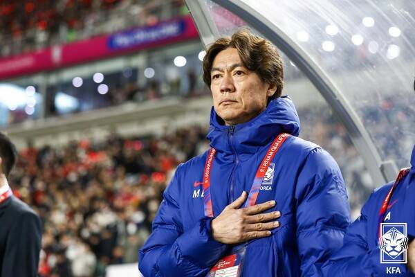 대한민국 대표팀 홍명보 감독. 사진┃대한축구협회