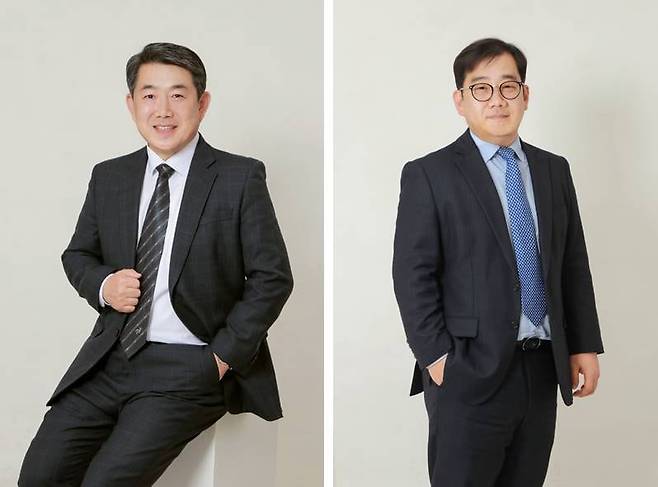 유종상 툴젠 대표이사 내정자(왼쪽)와 하장협 최고재무책임자(CFO) 내정자./툴젠