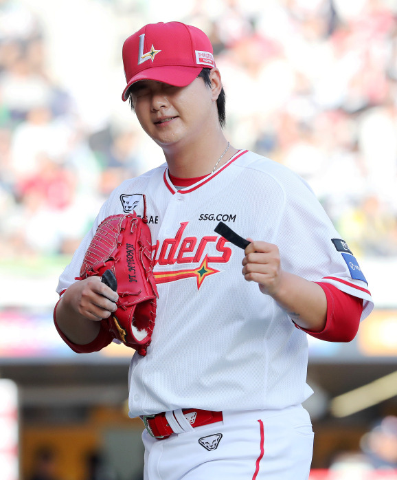 올 시즌 SSG 불펜의 핵으로 떠오른 오른손 투수 김민. SSG 제공