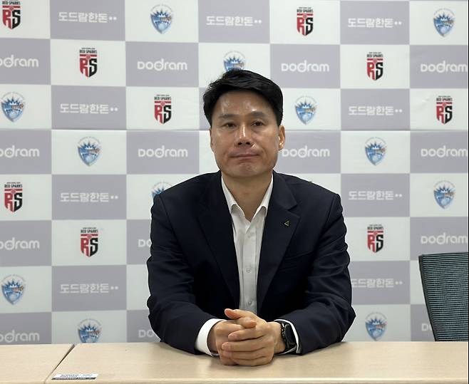 강성형 현대건설 감독. 대전=이형석 기자&nbsp;