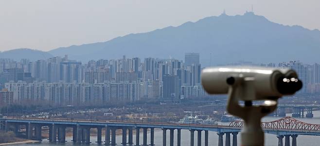 지난 17일 서울시내 아파트 밀집지역. /사진=뉴시스