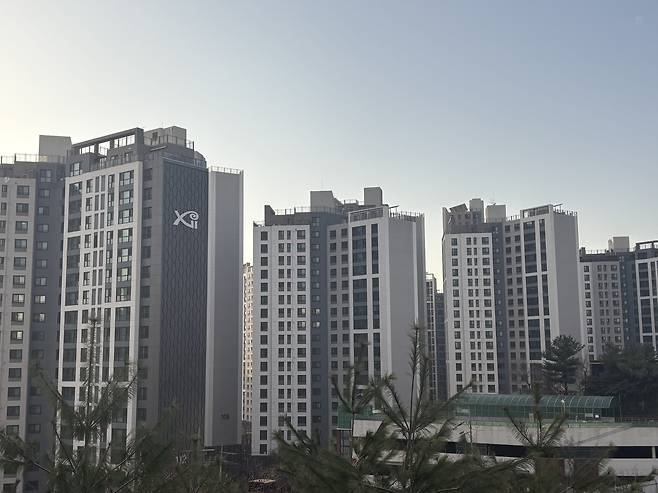 ‘마포프레시티지자이 1단지’ 아파트 전경. [정주원 기자]