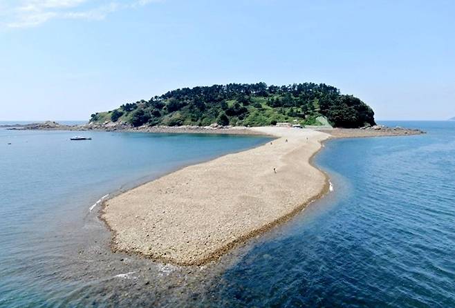 충남 태안군 안면읍 내파수도의 모습. [연합뉴스]