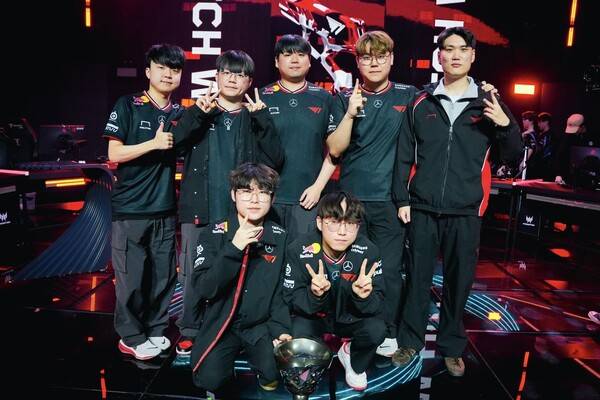 VCT 퍼시픽 스테이지 1 2주 차에서 농심 레드포스와 대결하는 T1